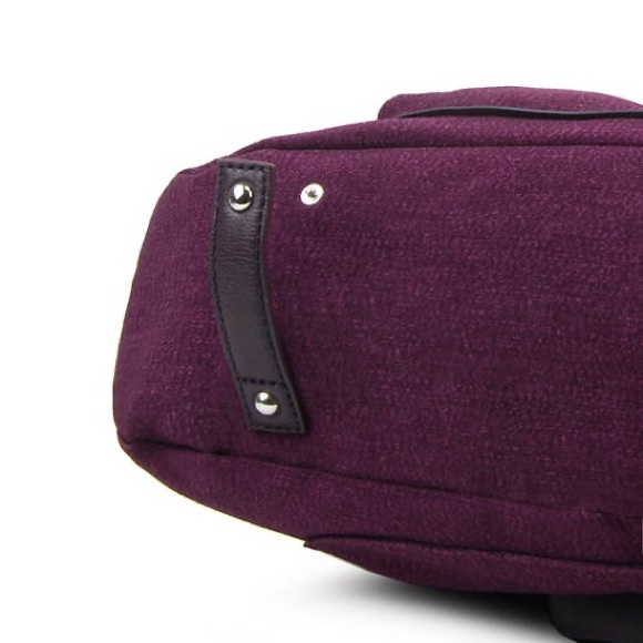 KIPLINGER KAEON TRIUMPHANT TRAVEL BAG. VEAGAN LEATHER TRIM. CROSSBODY STRAP. - Picture 5 of 14